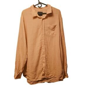 Rails Wyatt cream button down shirt mens XXL stain